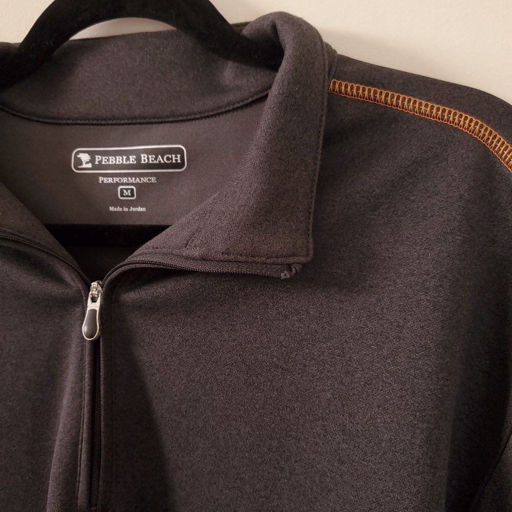 Pebble Beach Performance Quarter Zip Pullover Med - image 2